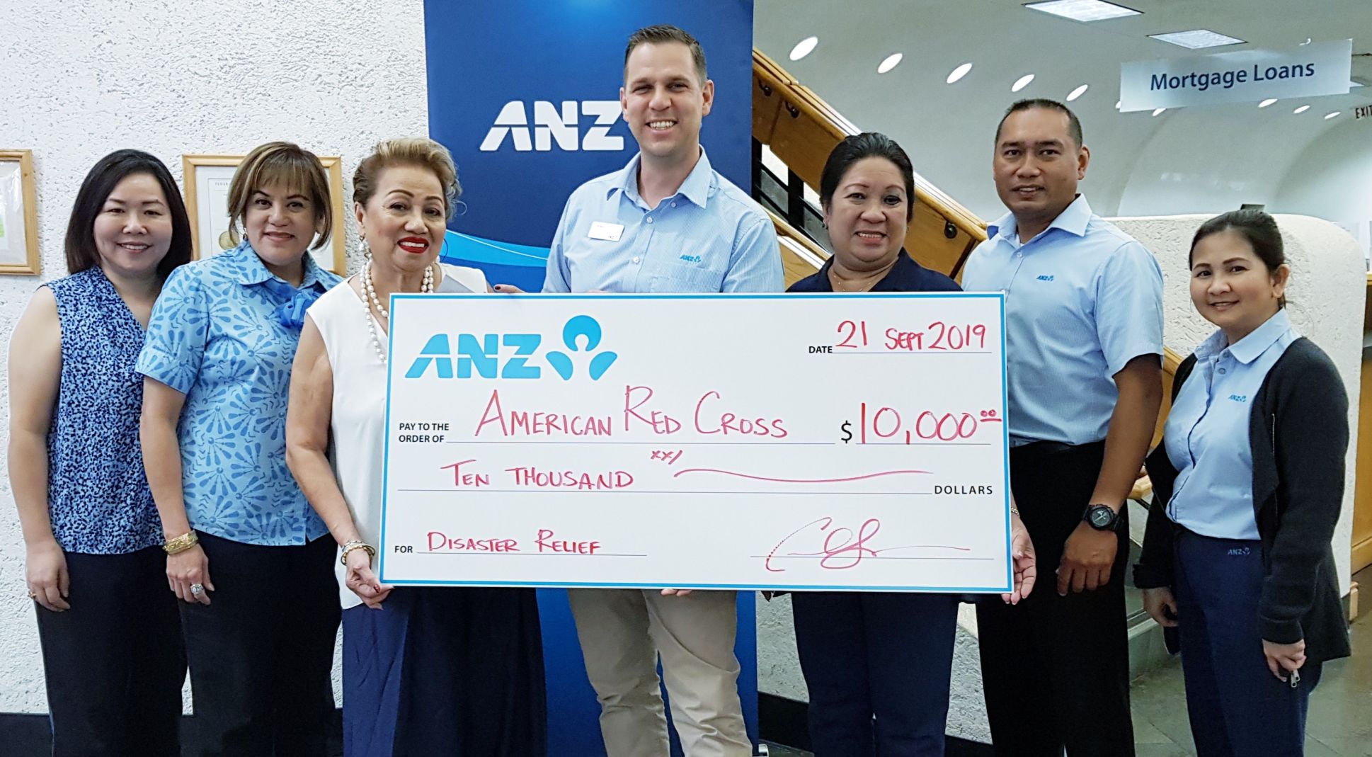 ANZ donates $10K for ARC Guam chapter's Red Ball